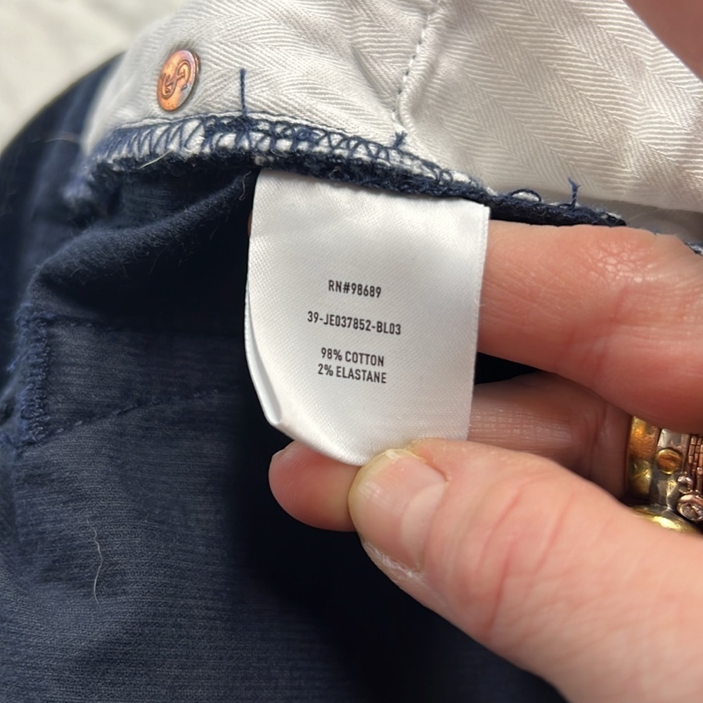 Todd Snyder Navy Italian Corduroy Pants size 33 - Picture 11 of 13
